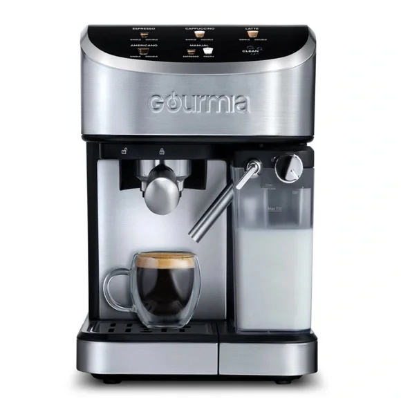 Gourmia Espresso Machine with Milk Frother - Picture 1 of 5